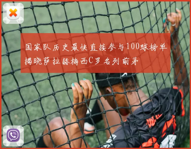 国家队历史最快直接参与100球榜单揭晓萨拉赫梅西C罗名列前茅